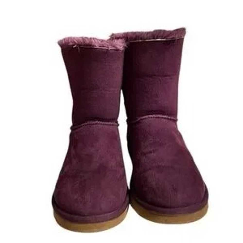 UGG women’s purple boots. W/ faux fur purple lini… - image 6