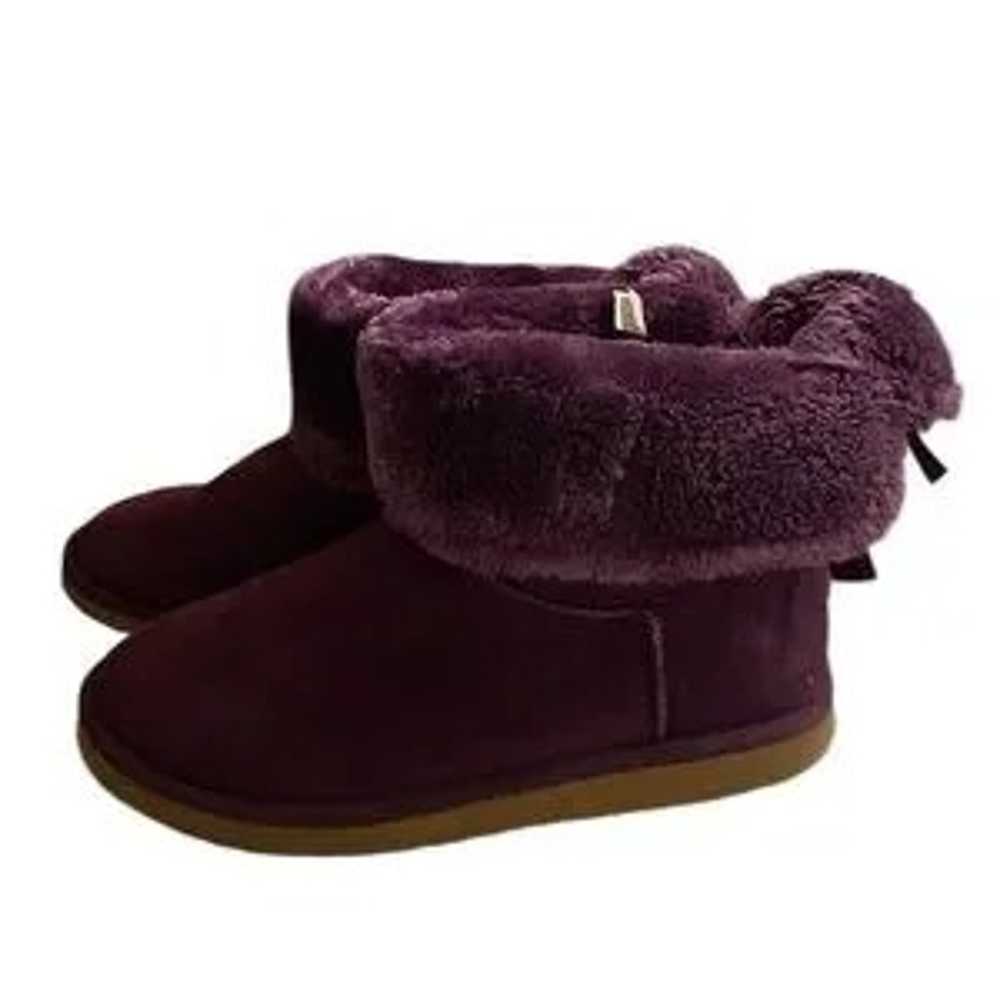 UGG women’s purple boots. W/ faux fur purple lini… - image 8