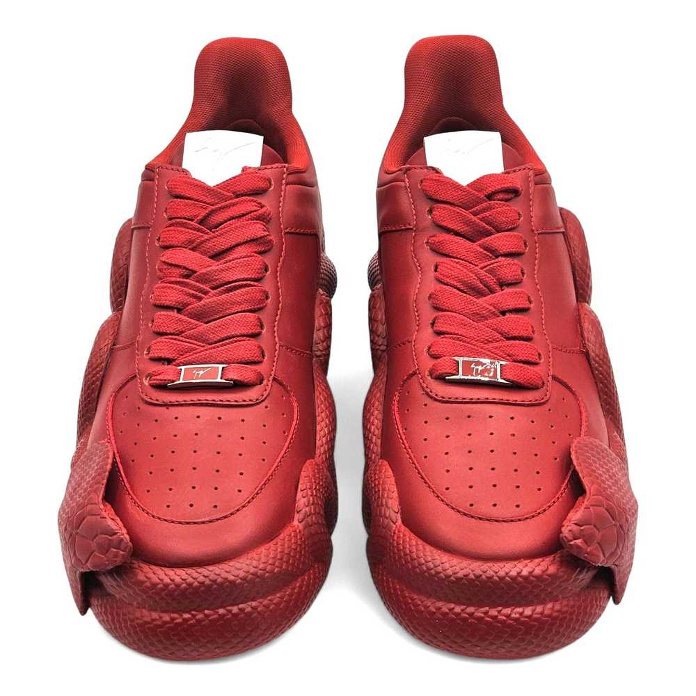 Giuseppe Zanotti Cobra Sneakers - Leather - Red -… - image 3