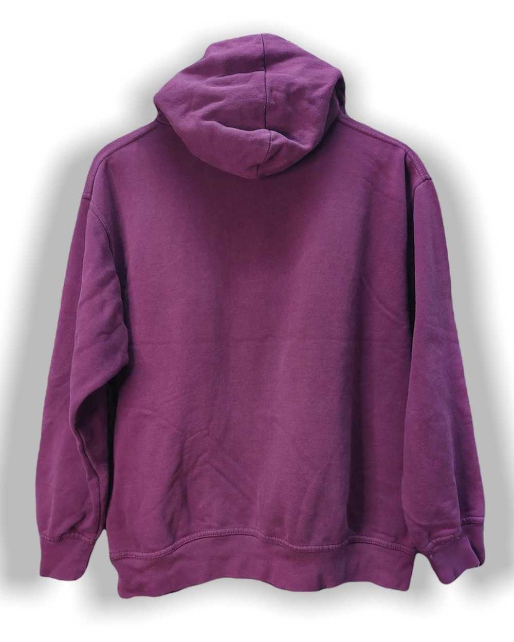 Vintage 1990s Oxford University Hoodie Maroon - image 2