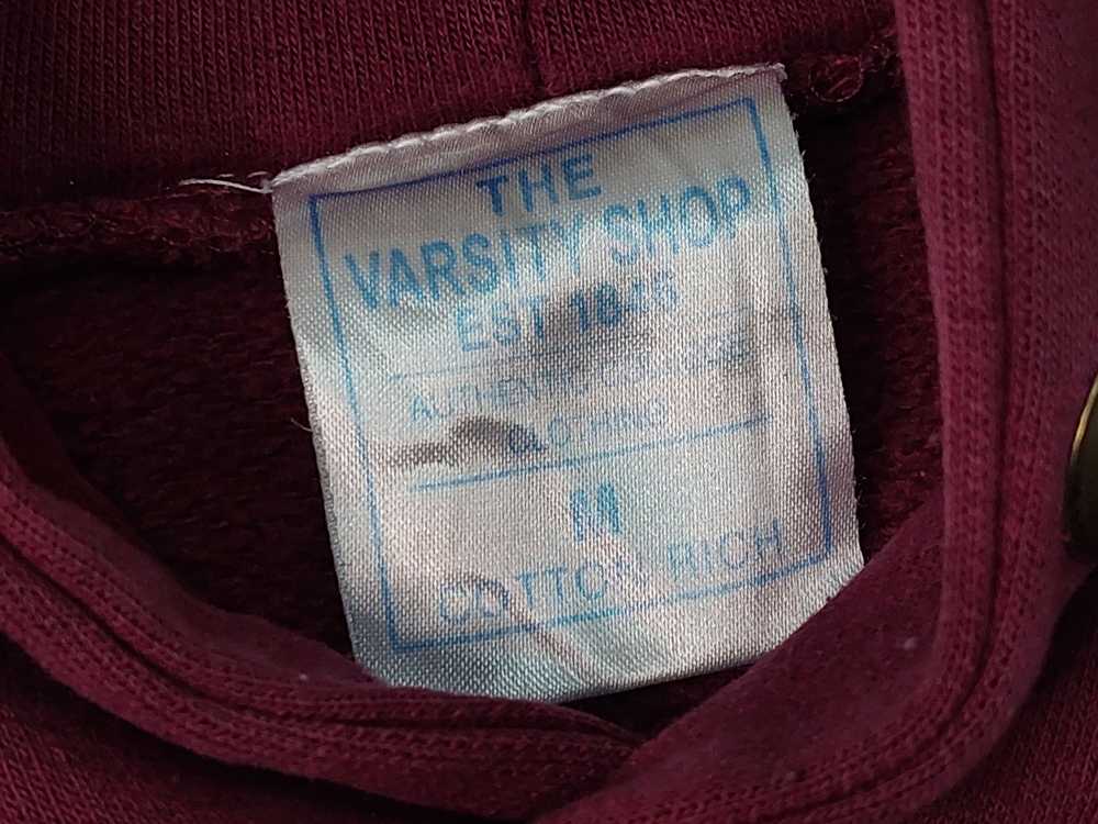 Vintage 1990s Oxford University Hoodie Maroon - image 6