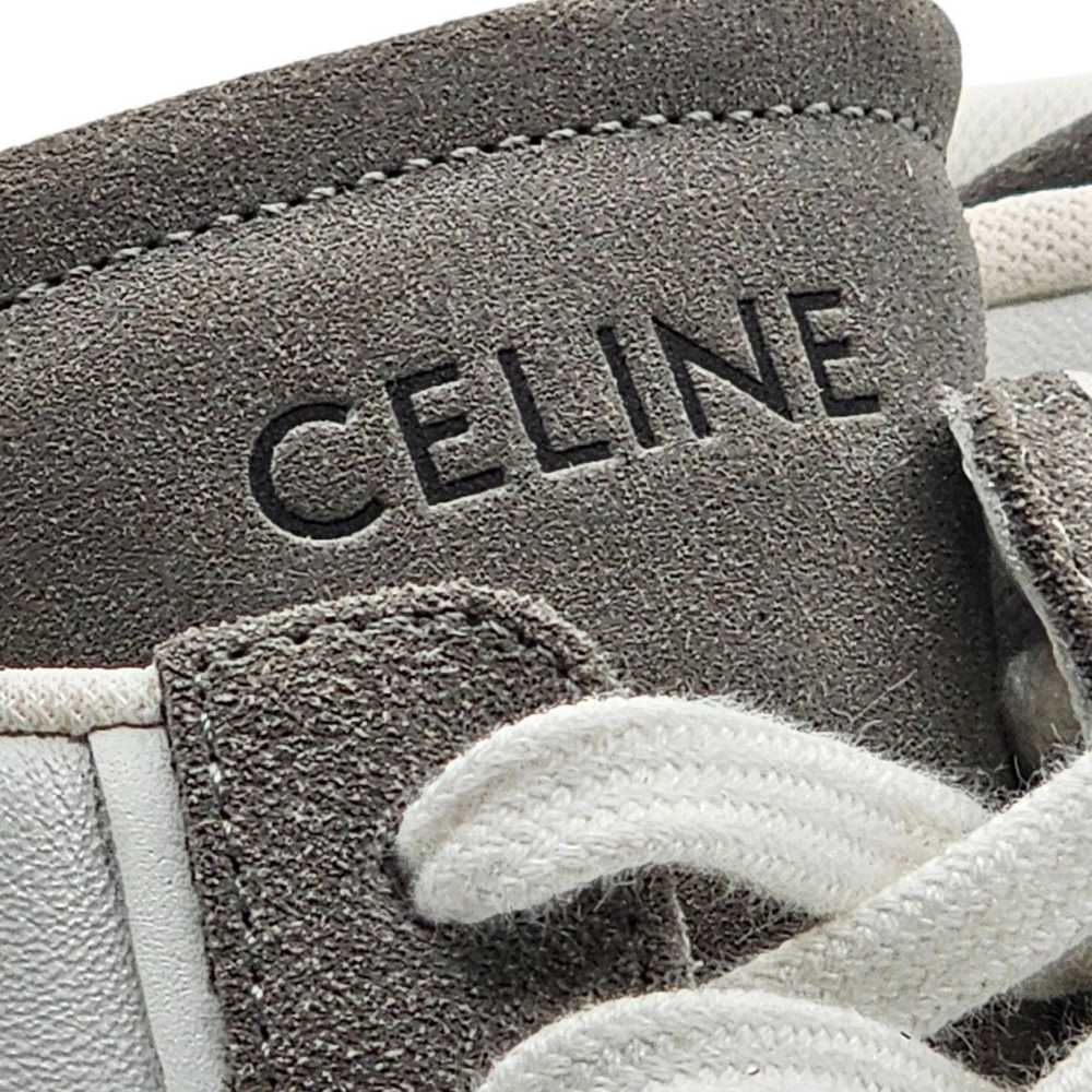 CELINE CT-01 High Top Sneakers in White and Gray … - image 8