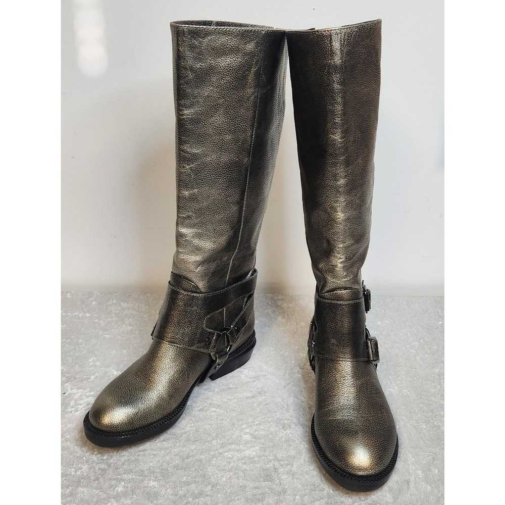 Kenneth Cole Bronze Leather High Boots-Size 5M - image 2