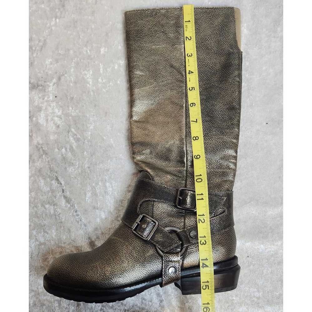 Kenneth Cole Bronze Leather High Boots-Size 5M - image 9