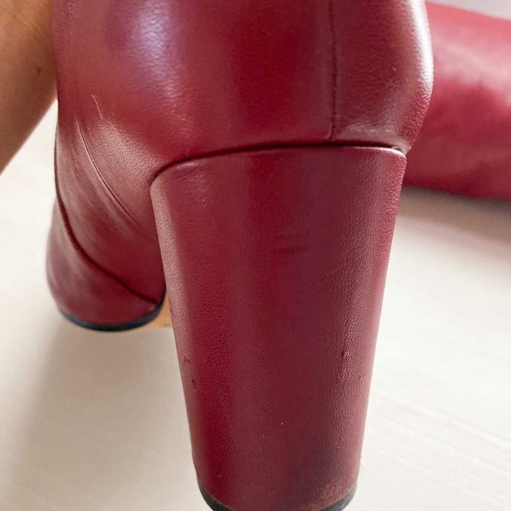 Vince Camuto Leather Burgundy Red Wine Knee High … - image 8