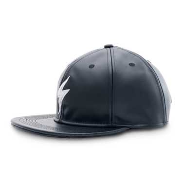 Other - Rockertype Leather Baseball Hat - Black/Wh