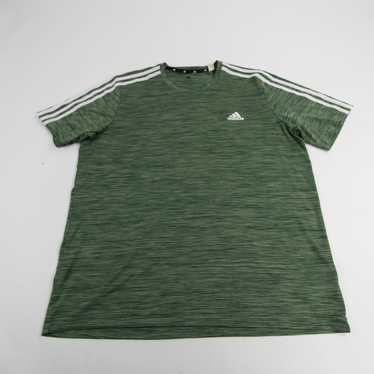 adidas Short Sleeve Shirt Men's Dark Green/Heathe… - image 1