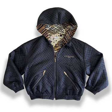 Designer - Vintage Leonard Paris Quilted Bomber J… - image 1