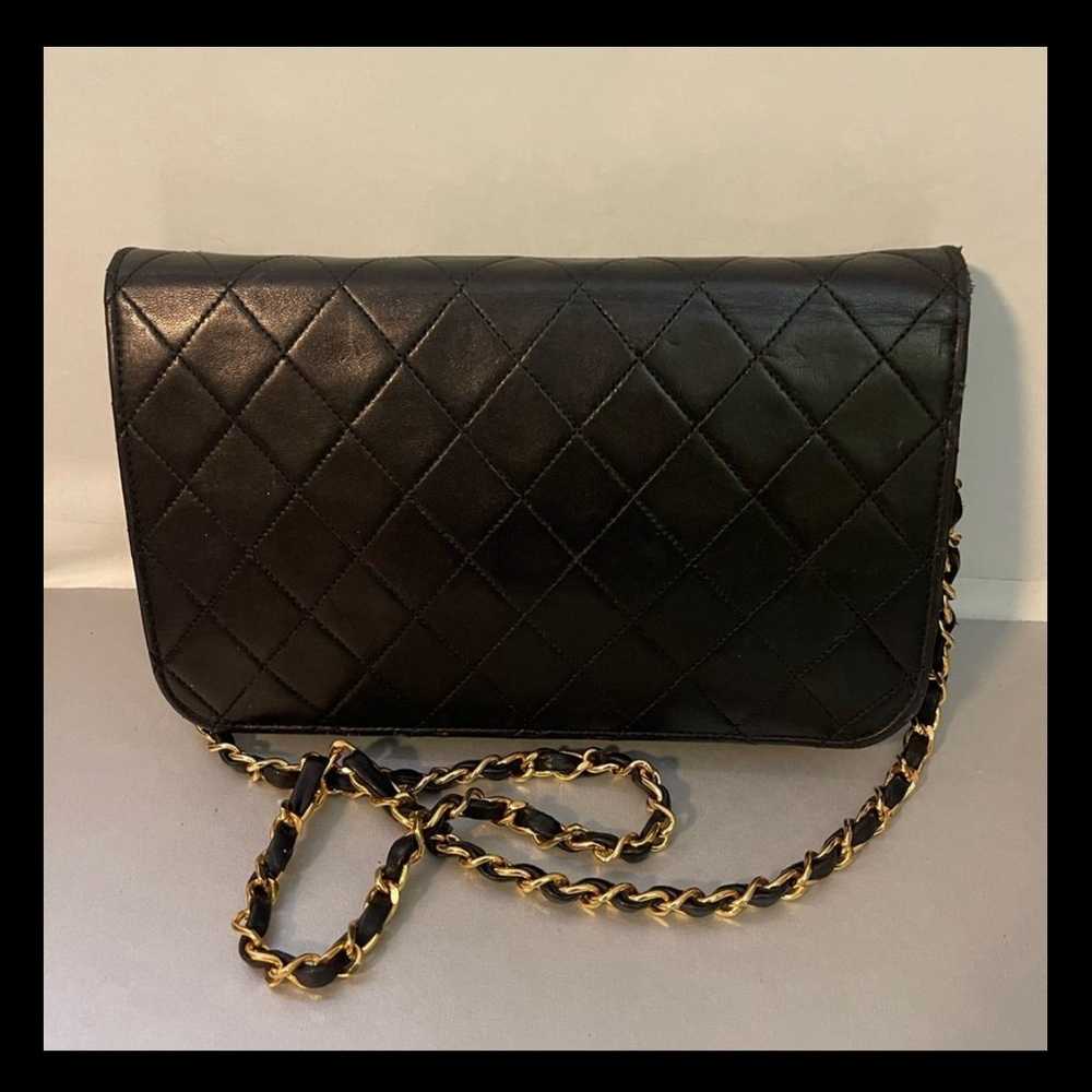 Chanel lambskin single chain flap shoulder bag - image 12