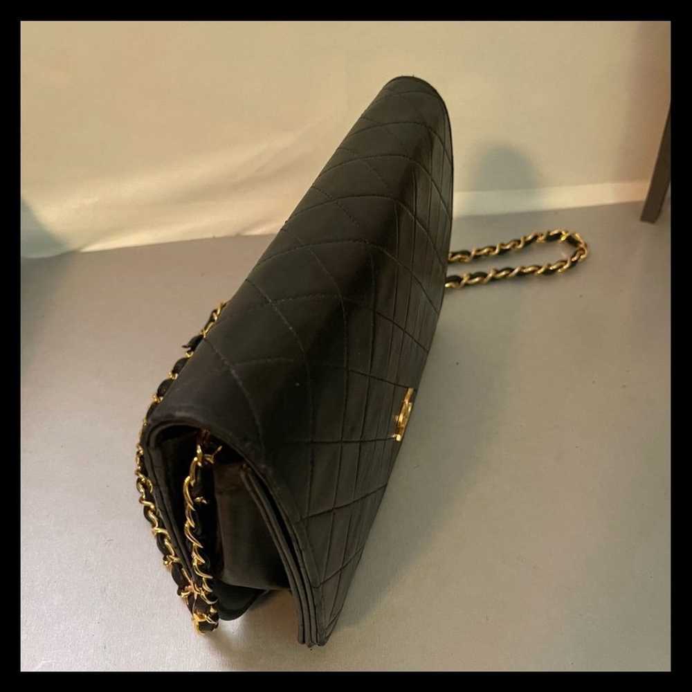 Chanel lambskin single chain flap shoulder bag - image 8