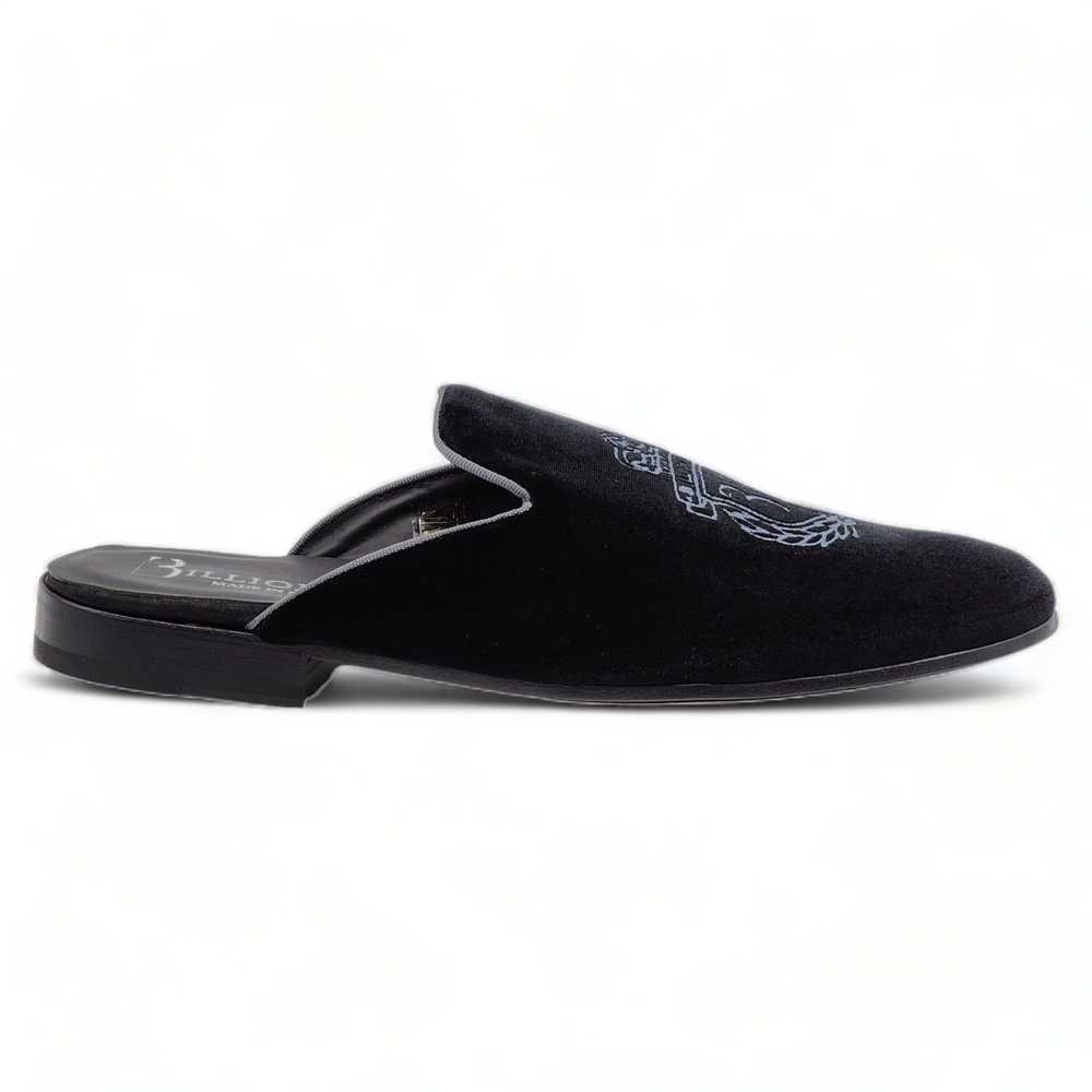 PHILIPP PLEIN Billionaire Velvet Half Loafers Cre… - image 3