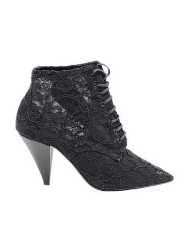 Saint Laurent Paris Kiki Lace Boots | Black | NEW 