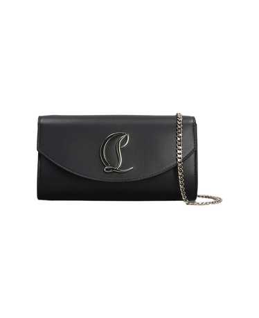 Christian Louboutin Loubi54 Wallet In Black Leathe