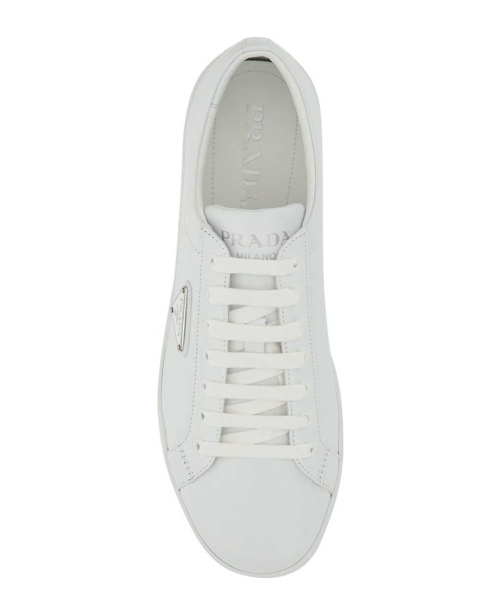 Prada White Leather Sneakers - image 4