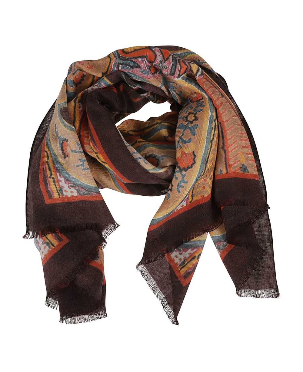 Etro Printed Fringed Scarf - image 1