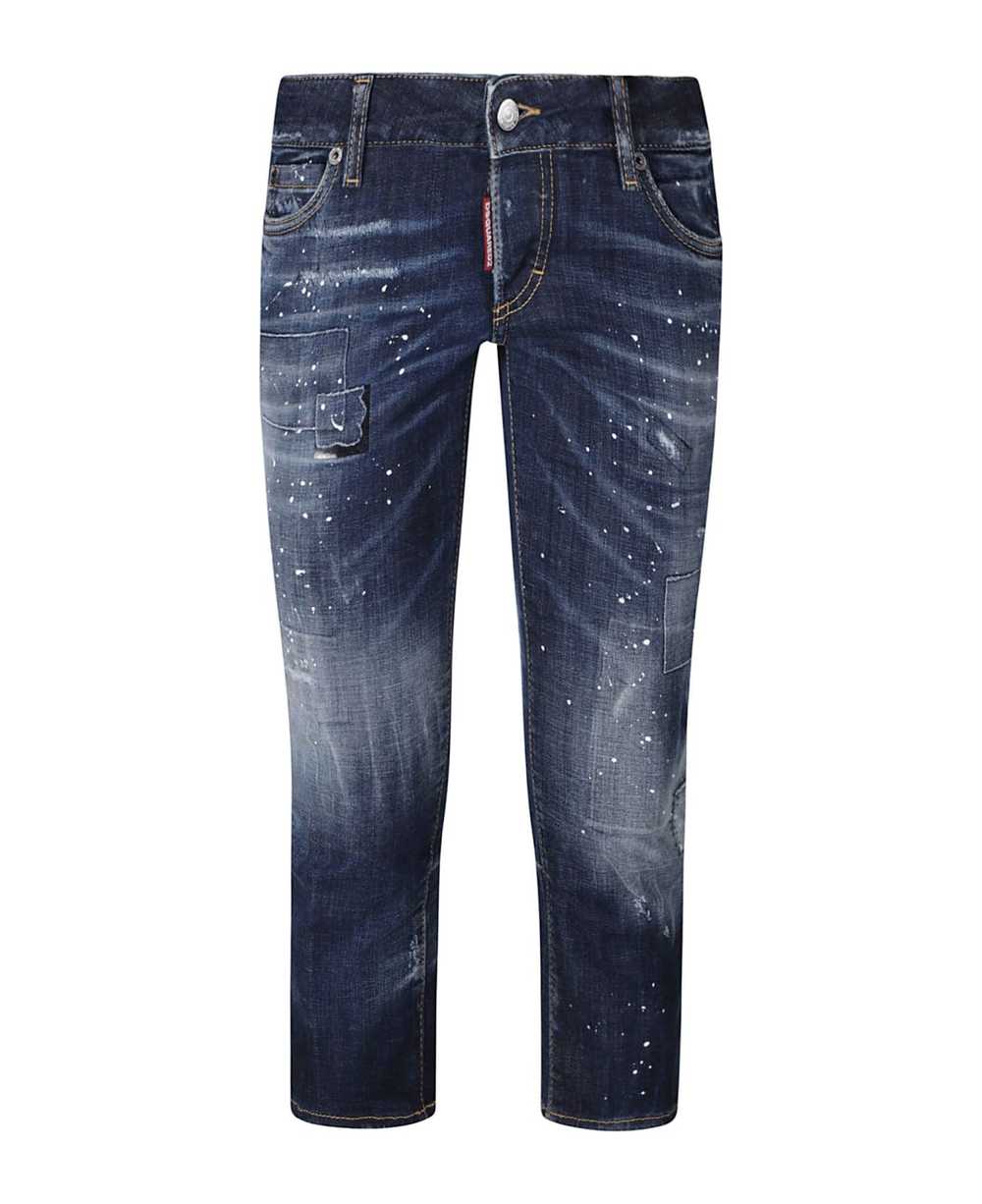 DSQUARED2 Fitted Cropped Jeans - image 1