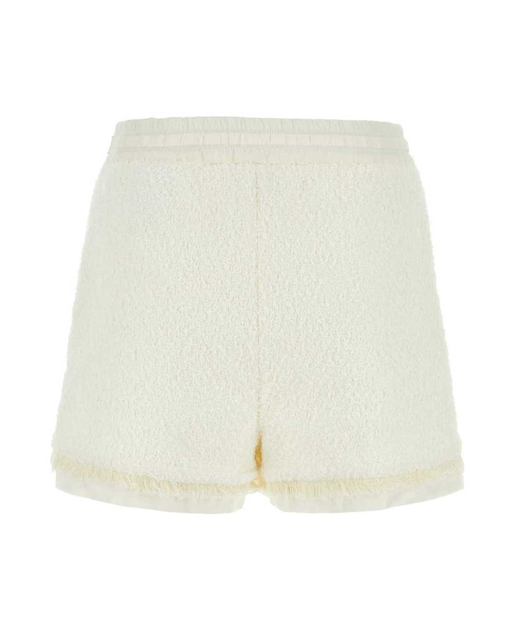 Moncler Ivory Tweed Shorts - image 2