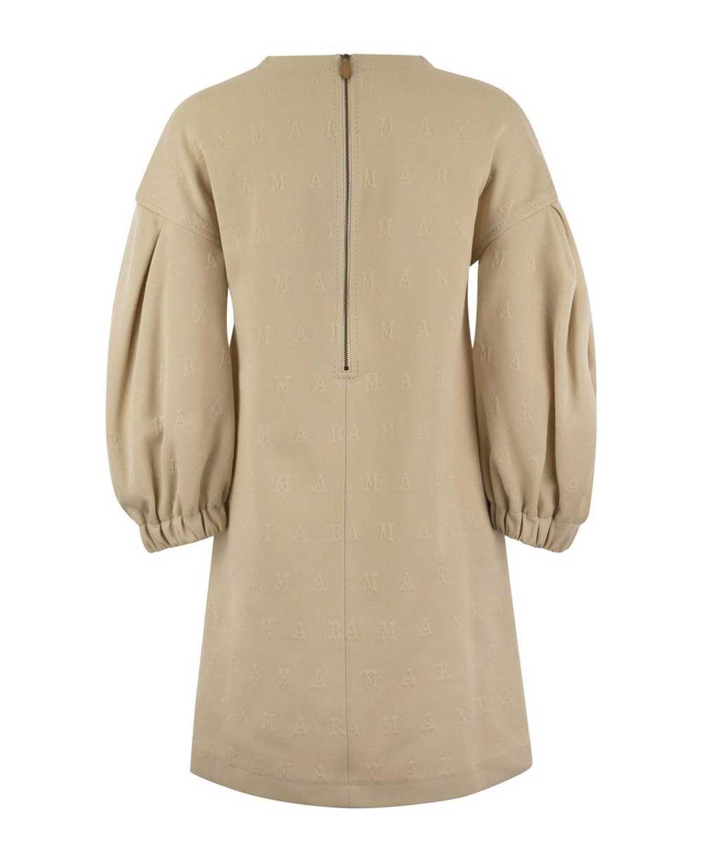 Max Mara Crewneck Puff-sleeved Dress - image 2