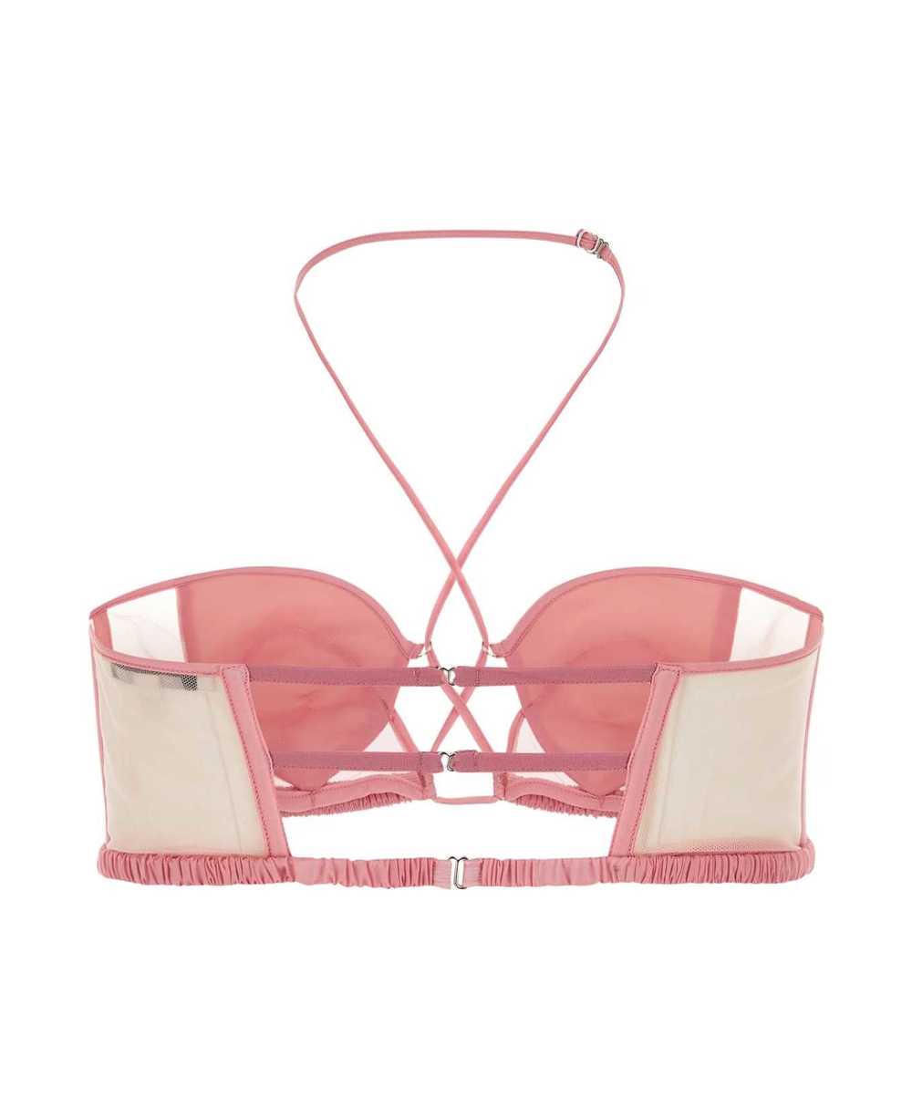 NENSI DOJAKA Pink Stretch Chiffon Bra - image 2