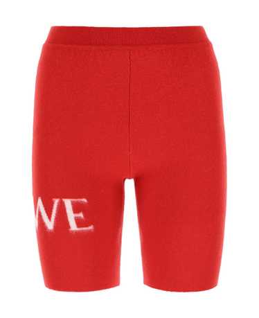 Loewe Red Wool Blend Leggings