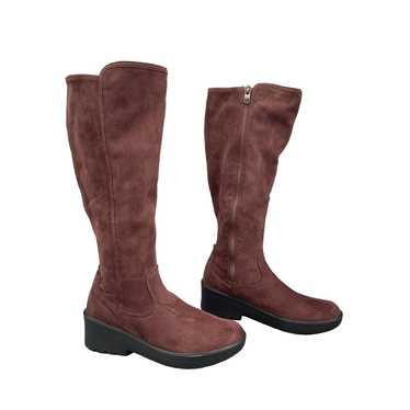 NEW Bzees Women’s Brandy Knee High Wedge Boots Br… - image 1