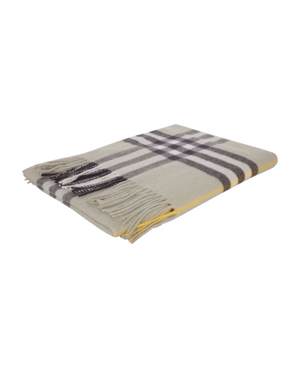 Burberry Beige Washed Giant Check Scarf - image 1