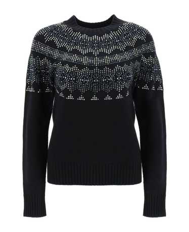 Max Mara 'osmio' Wool And Cashmere Fair-isle Sweat