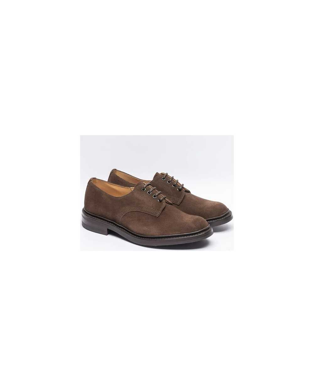 Tricker's Daniel Brown Suede Derby Shoe - image 2