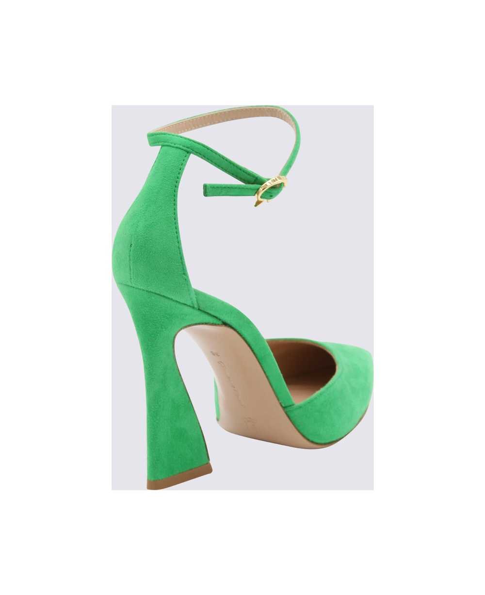 Gianvito Rossi Green Suede Holly Pumps - image 2