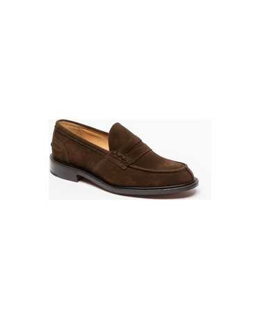 Tricker's Chocolate Repello Suede Loafer - image 1