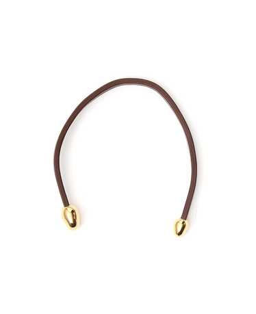 Bottega Veneta Leather Open Necklace - image 1