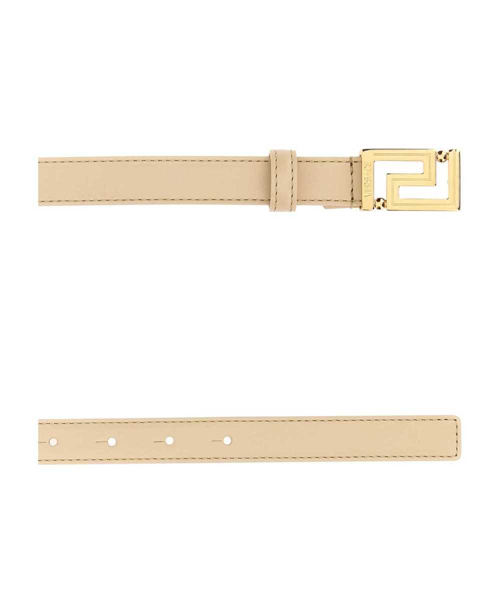 VERSACE Skin Pink Leather Belt - image 1