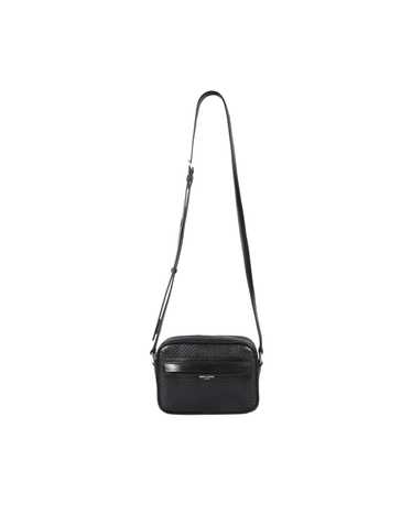 SAINT LAURENT Logo Detailed Zip-up Shoulder Bag