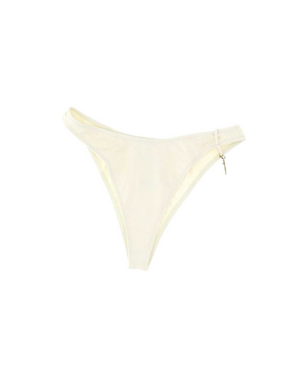 JACQUEMUS Logo Charm Low-rise Bikini Bottoms - image 1