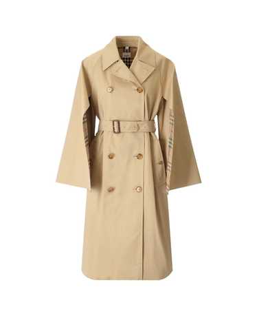 Burberry Trench Coat With Cape Sleeves