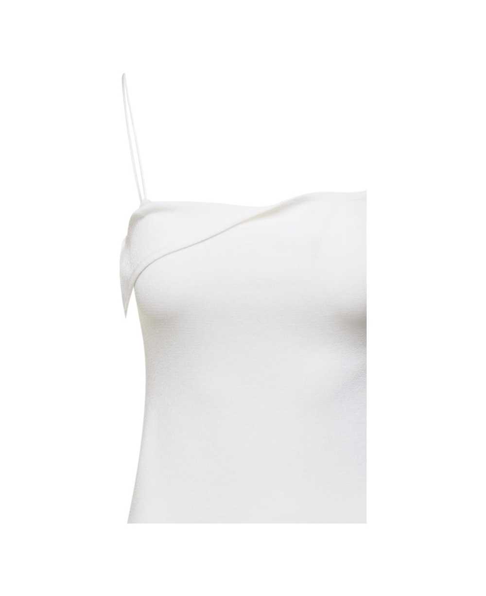 JACQUEMUS White 'la Robe Aro' Mermaid Dress In Vi… - image 3