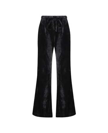 FENDI Wide-leg Drawstring Velvet Pants - image 1