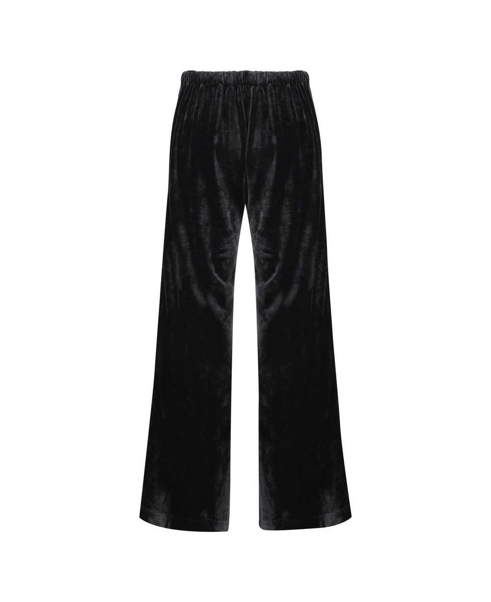 FENDI Wide-leg Drawstring Velvet Pants - image 2