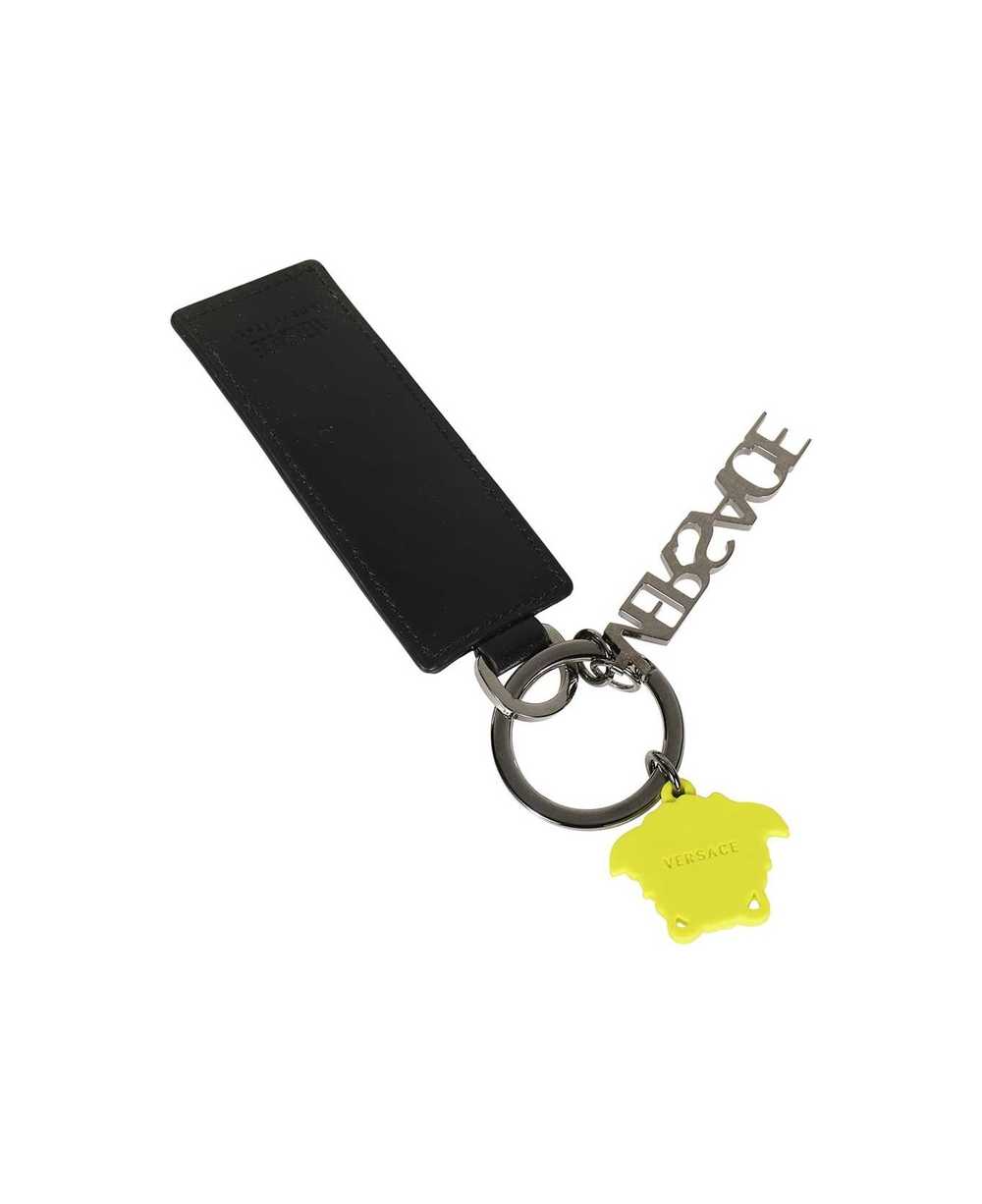 VERSACE Leather Keyring - image 2