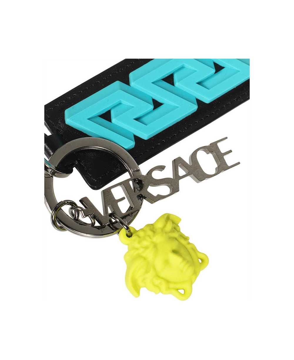 VERSACE Leather Keyring - image 3