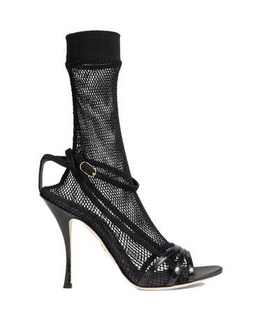 Dolce & Gabbana Fishnet Sandals - image 1