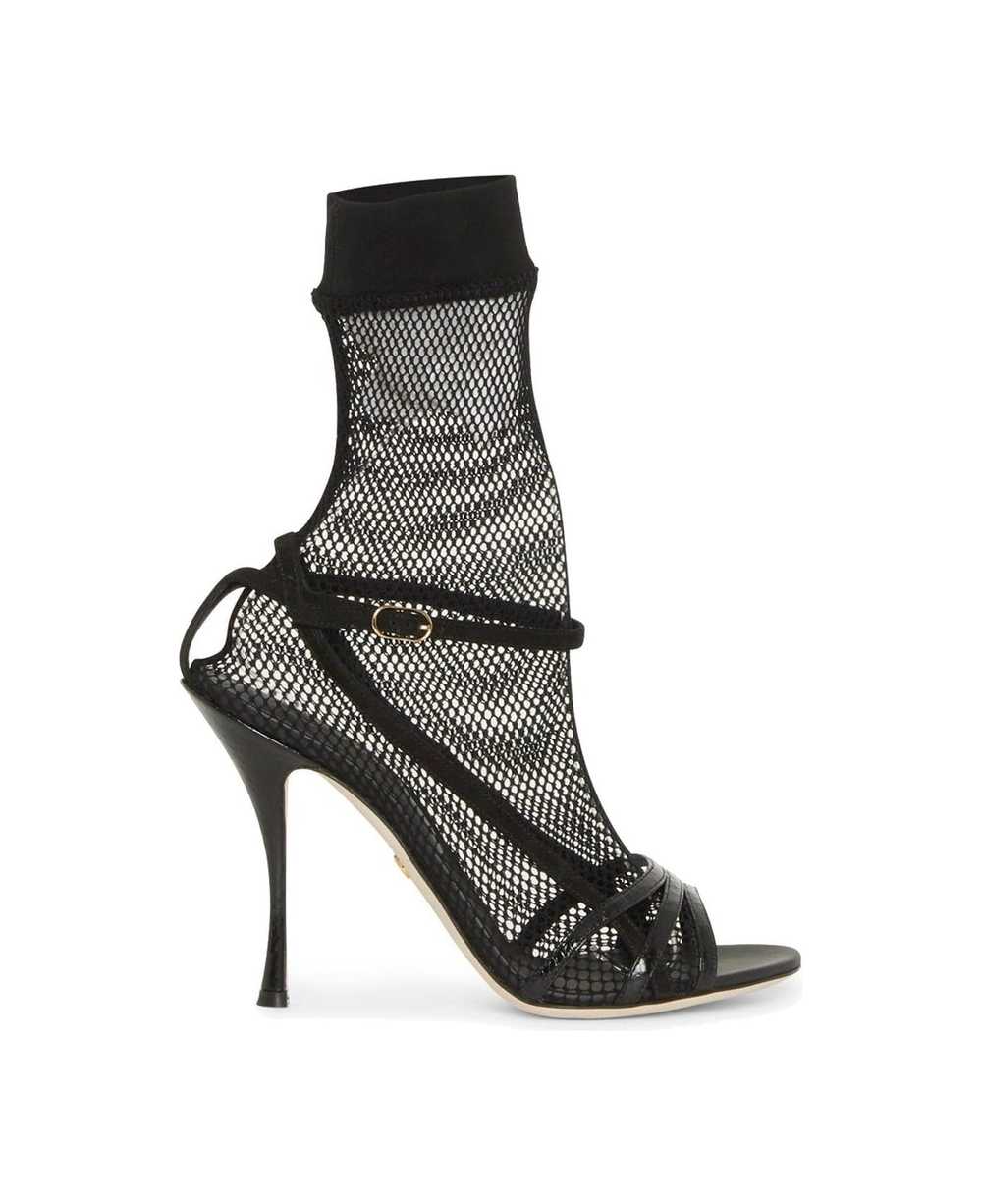 Dolce & Gabbana Fishnet Sandals - image 2