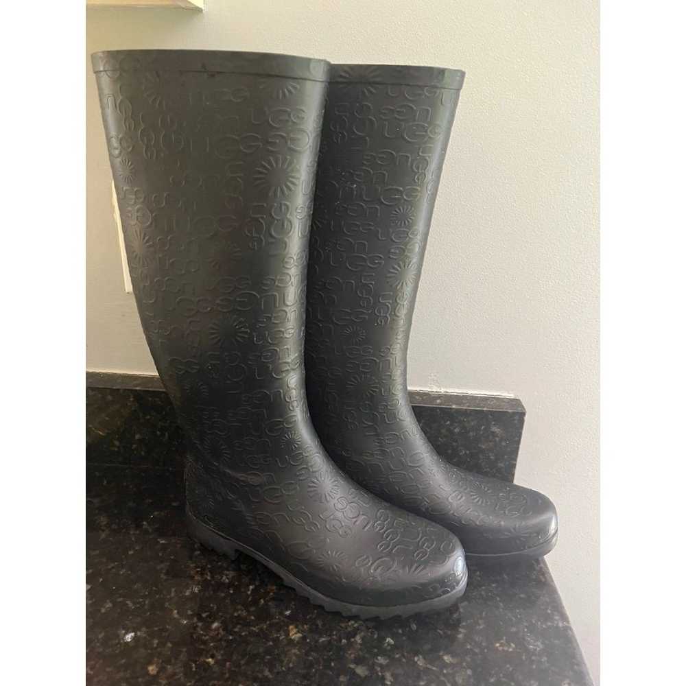 UGG Wilshire Woman’s Size 9 Black Embossed Knee H… - image 1