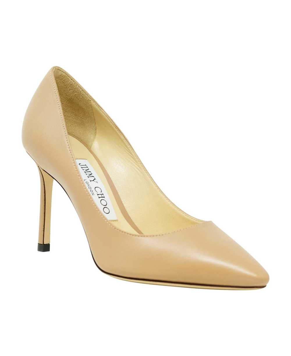 Jimmy Choo Ballet Pink Romy Leather Pumps - image 2