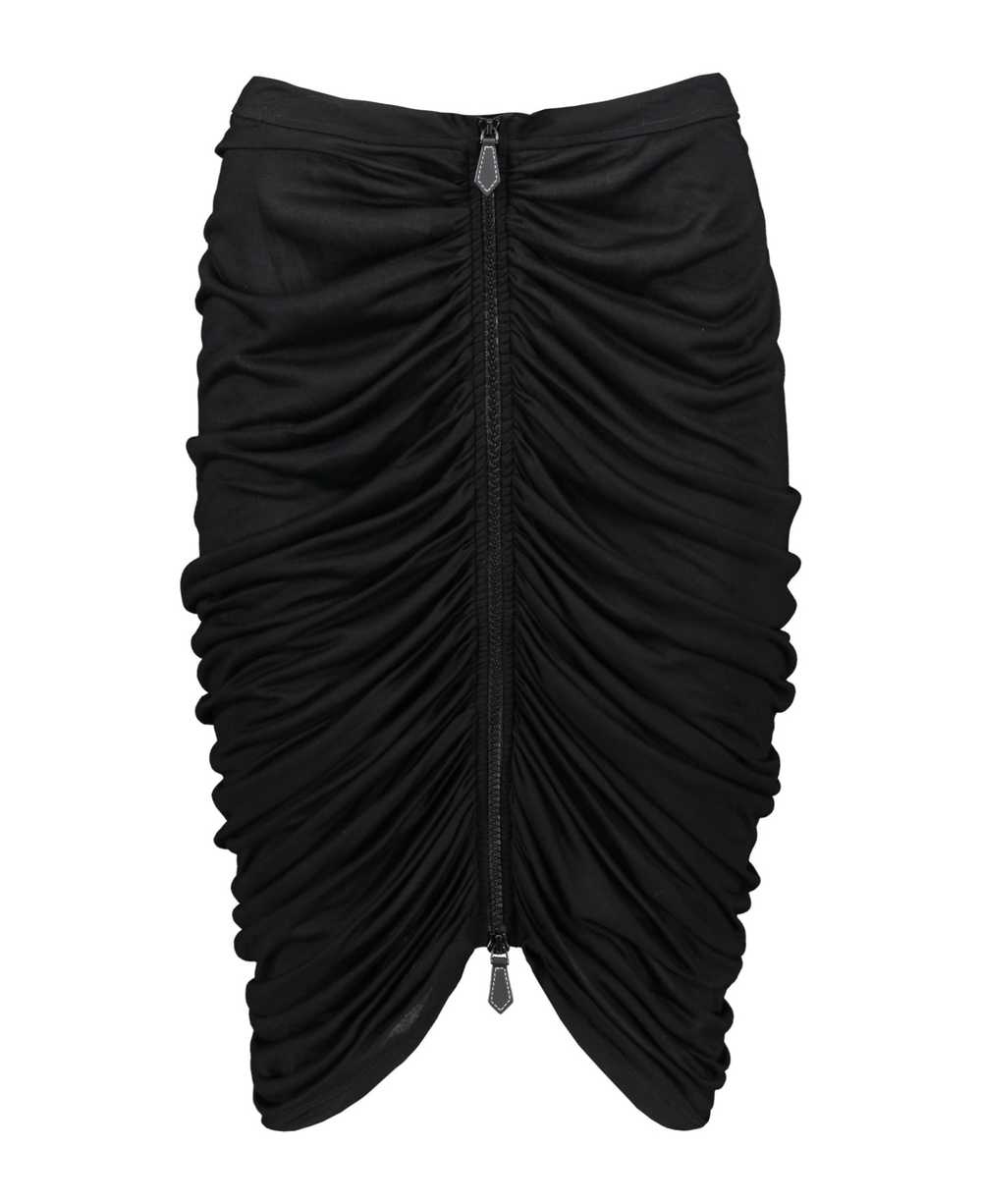 Burberry Front Zip Detail Pencil Skirt - image 1