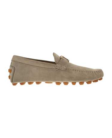 Tod's Suede Moccasins With Rubber Pebbles