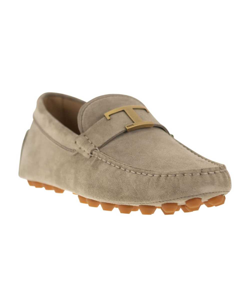 Tod's Suede Moccasins With Rubber Pebbles - image 2