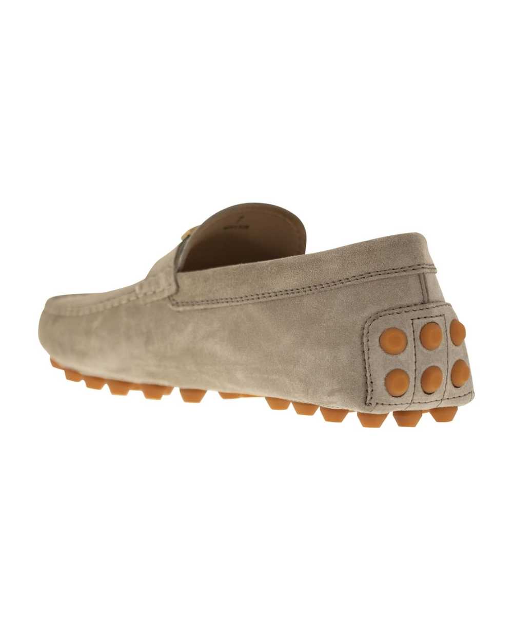 Tod's Suede Moccasins With Rubber Pebbles - image 3