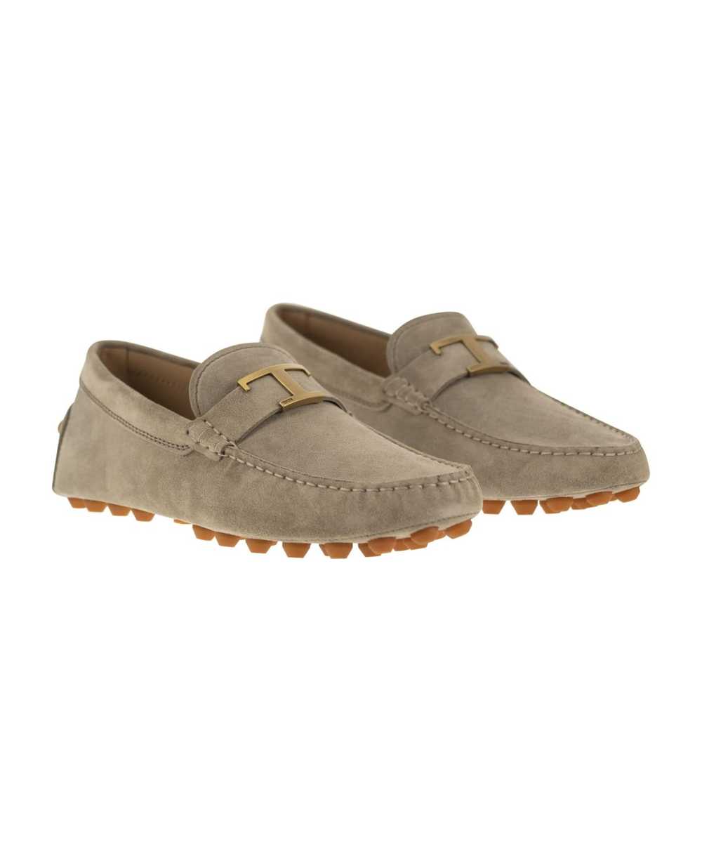 Tod's Suede Moccasins With Rubber Pebbles - image 4