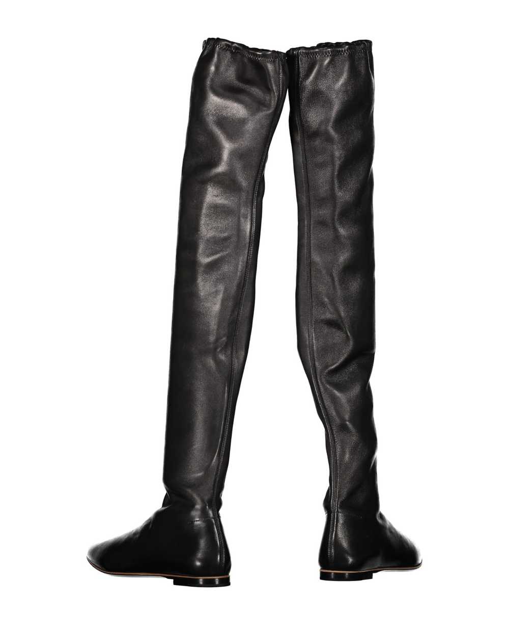 Bottega Veneta Leather Over-the-knee Boots - image 4